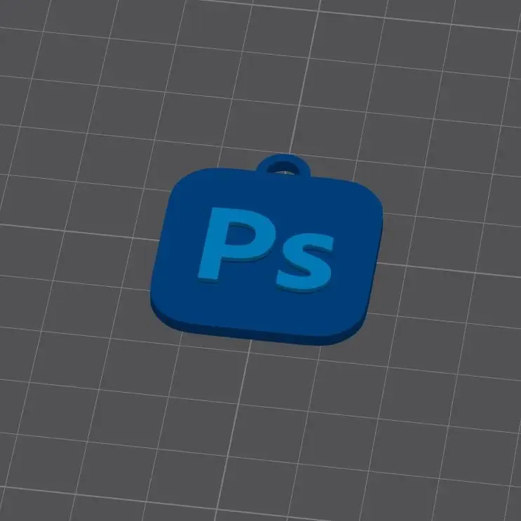 Adobe Photoshop keychain