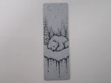 Sleeping Bear Hibernation Winter Bookmark-0