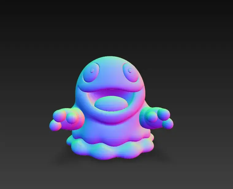 Grimer Pokemon Chibi