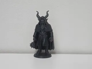 Cloaked Krampus with Mace Christmas Figure