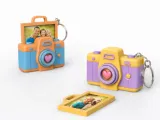 Camera Photo Frame Keychain | Custom Picture Keyring-5