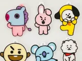BTS BT21 PACK 8 LLAVEROS-0