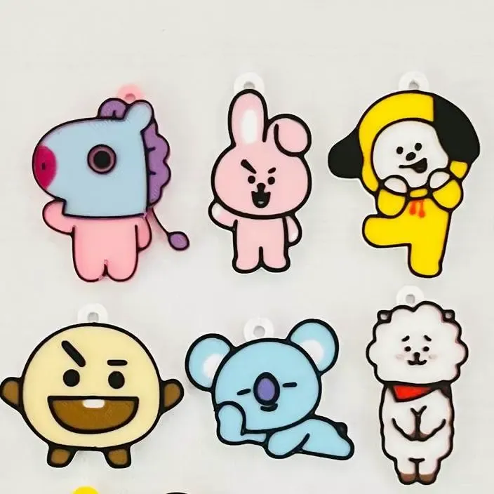 BTS BT21 Set 8 Schlüsselanhänger