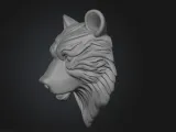 Bear head wall decor-3