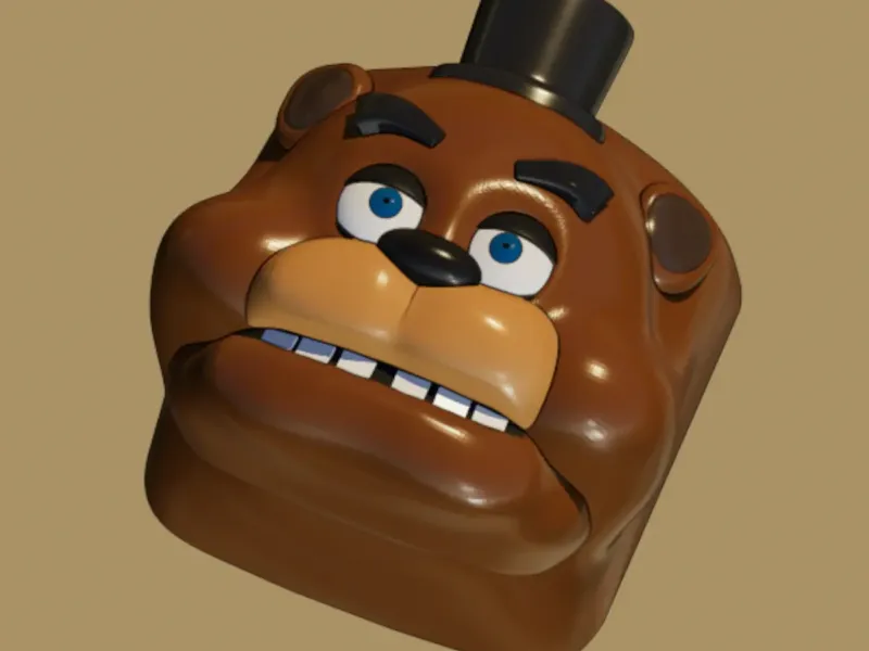 FREDDY - KEYCAP 3D KEYBOARD - FNAF