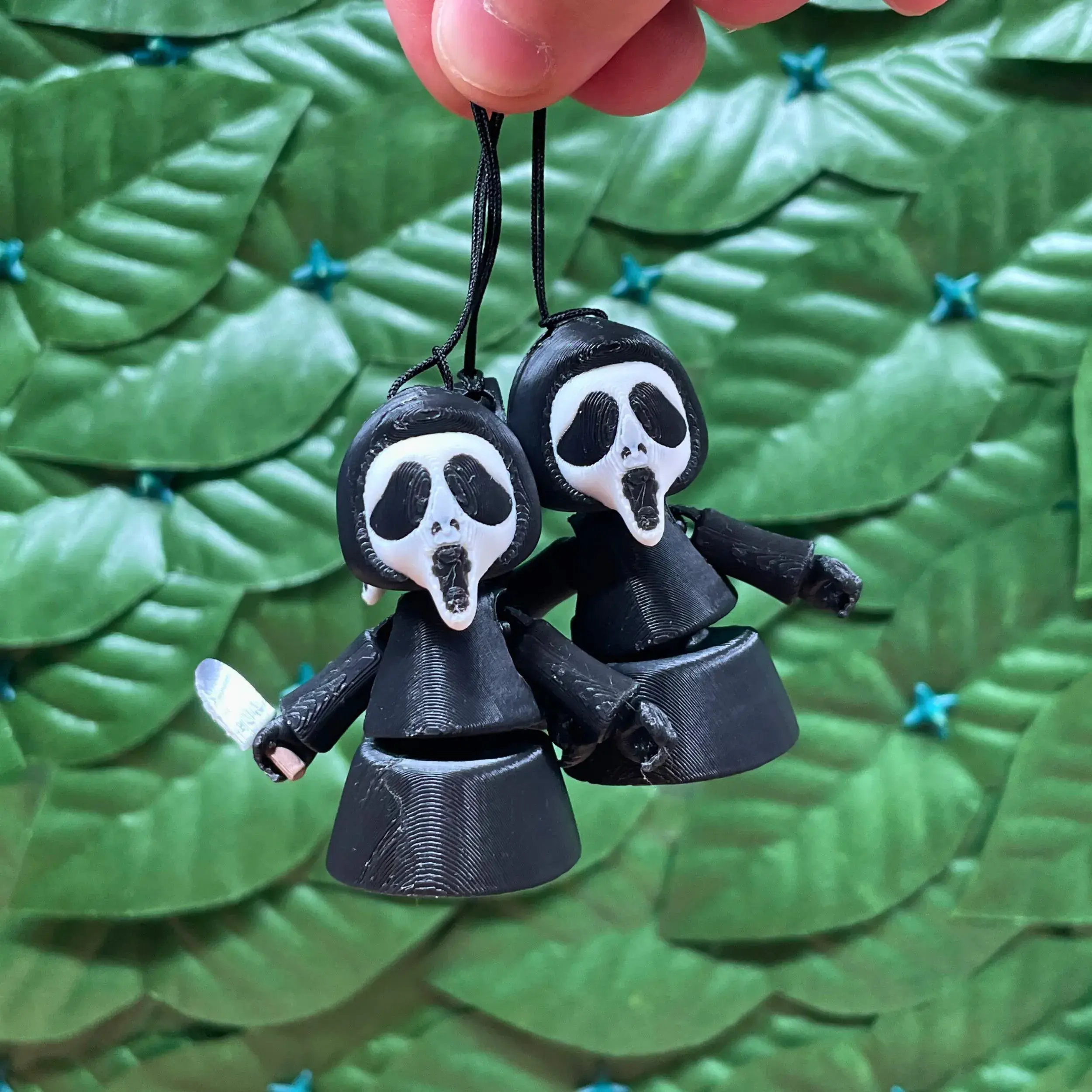 3D Printable Ghost Face Mini Articulated Flexi