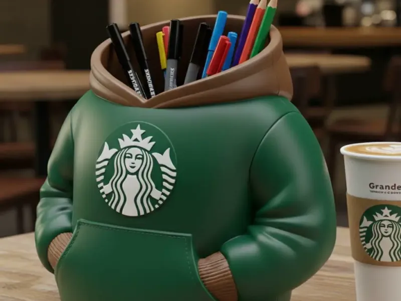STARBUCKS PEN HOLDER