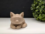 Low Poly Sleeping Cat-1