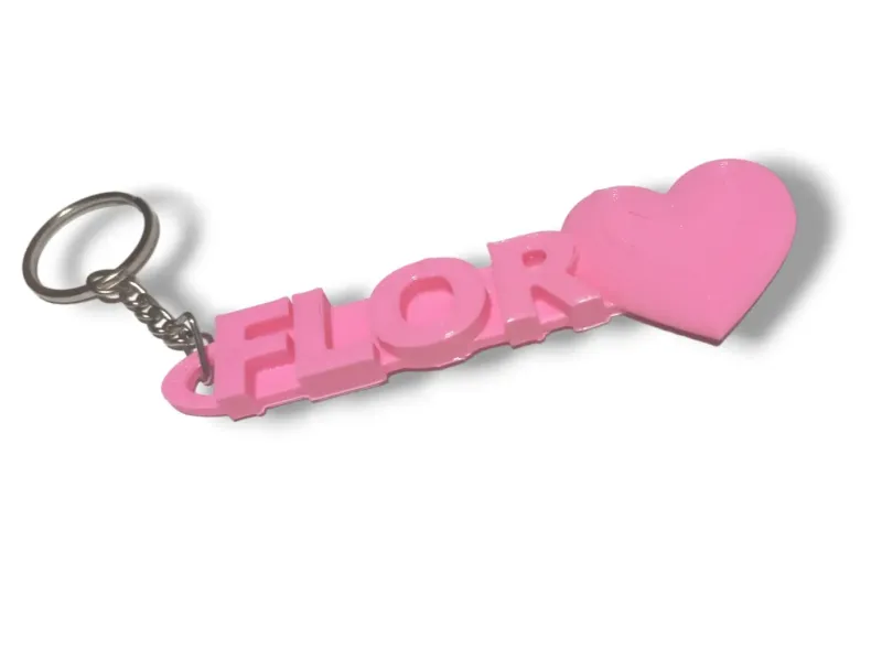 SLEUTELHANGER MET NAAM BLOEM