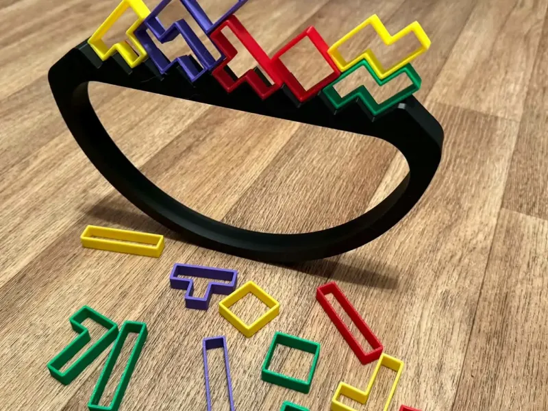 Playful Balancing Block Stacking for Kids