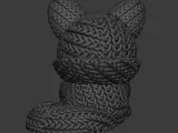 Knitted Fox (cute)-6