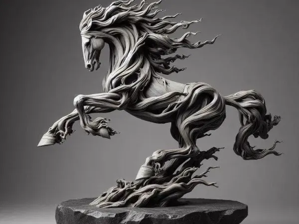 caballo escultura