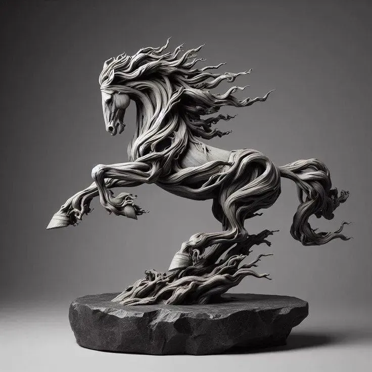 caballo escultura