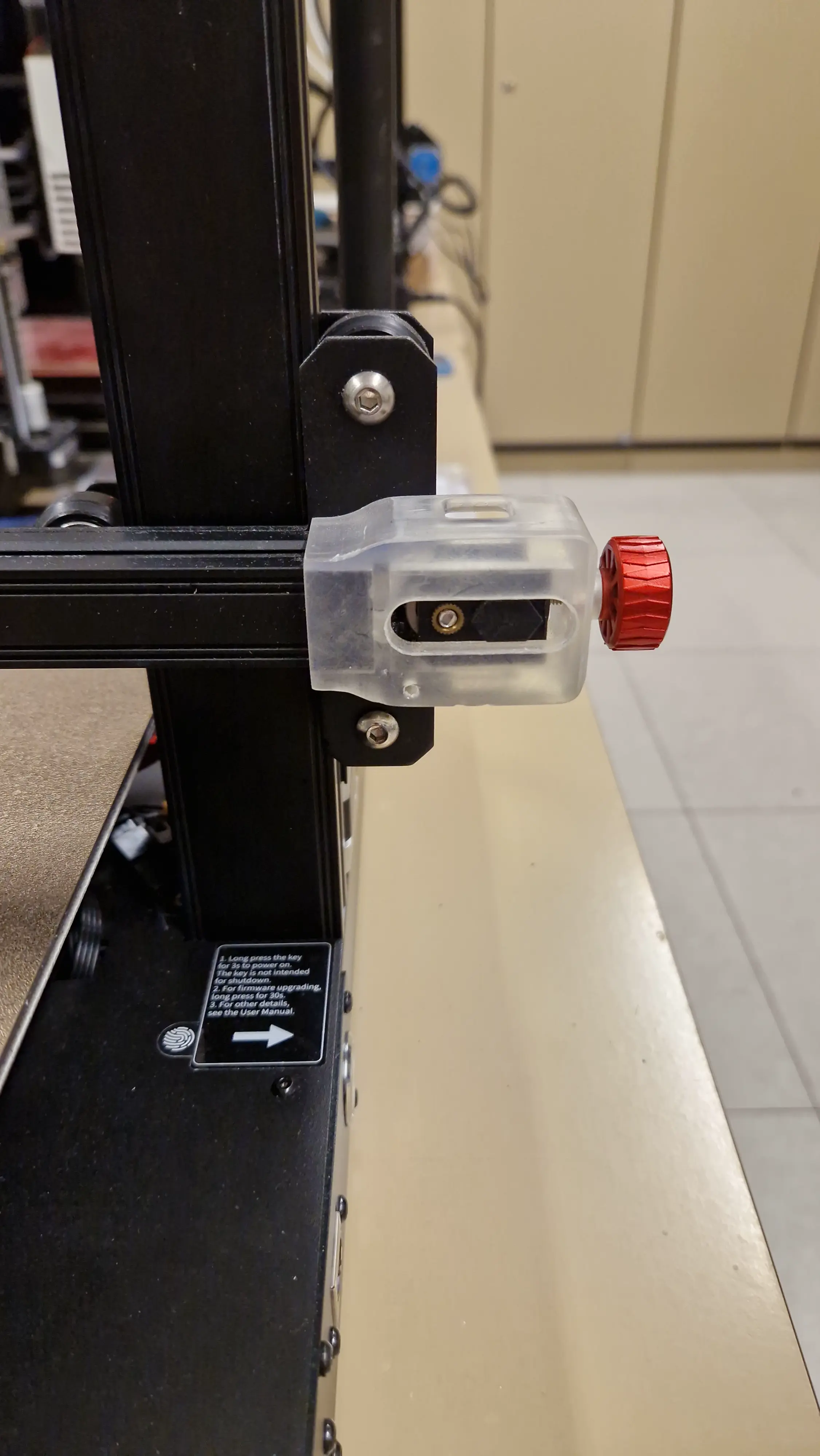 X-Axis Belt Tensioner Redesign for CR-10 Smart Pro