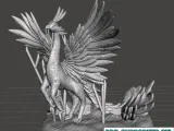 Peacock Griffin - Tabletop Miniature-2