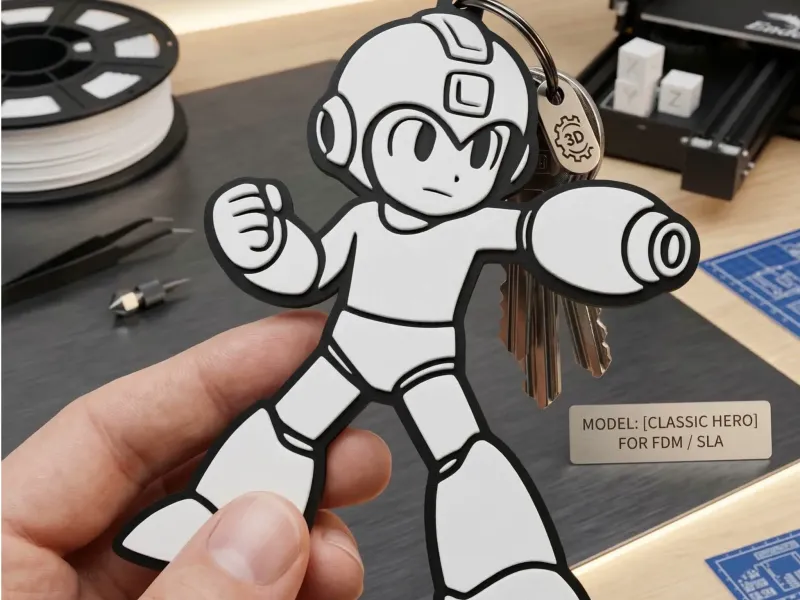 LLavero de Videojuegos - Megaman