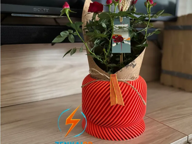 Modern Planter for a Rose