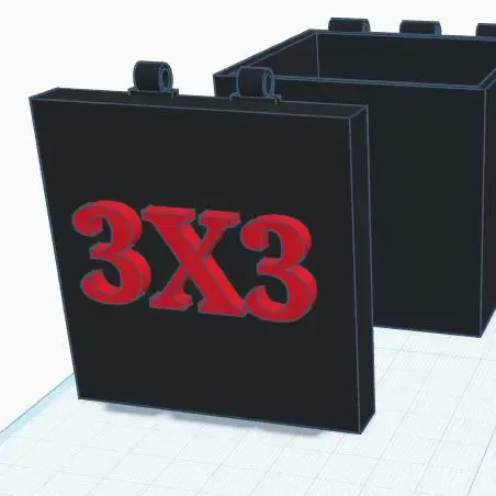 3X3 rubix's cube case - not official