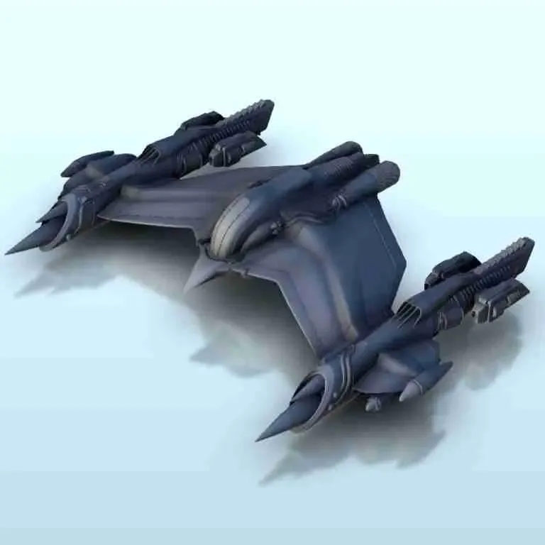 Makelo spaceship 24 - sci-fi science fiction future 40k legi