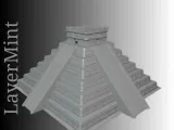 Chichen Itza Pyramid 3D Printable Model – Ancient Mayan-2