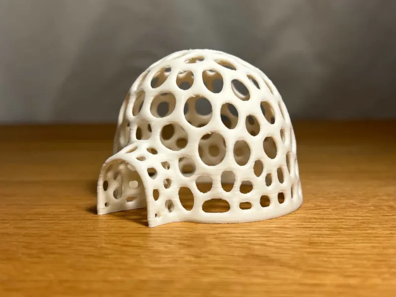 Christmas Igloo Candle Holder