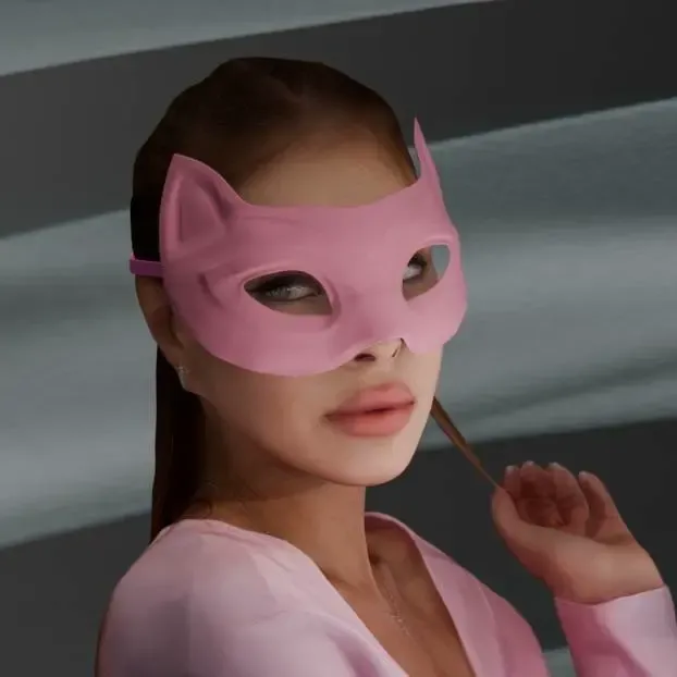 Cat Masquerade Mask
