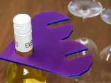 Suport pentru pahare de vin în formă de inimă pentru sticlă-1