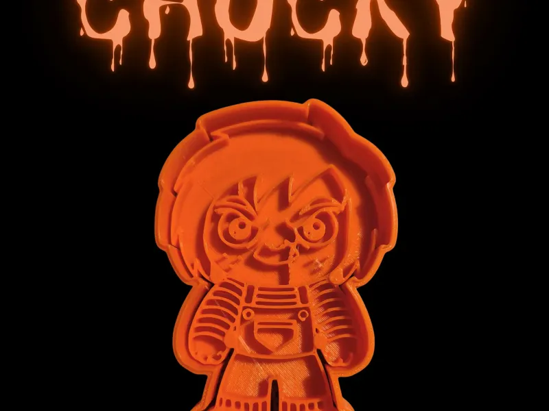Chucky Child's Play Halloween Cookie Cutter & Embosser