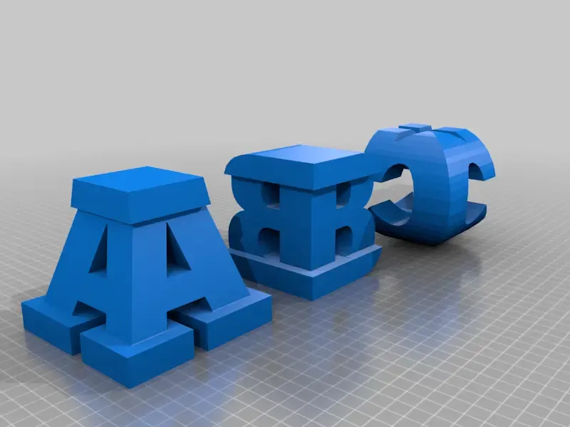 A B C .&. A-Z