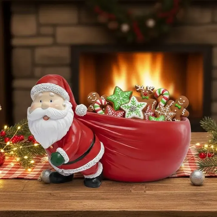 Santa Claus and the Sack of Presents or Cookies