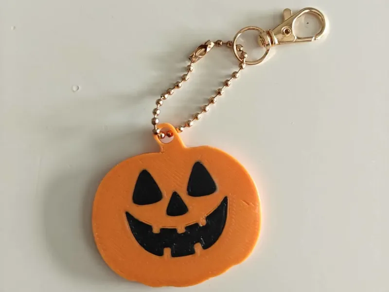 Pumpkin Keychain Spooky Season