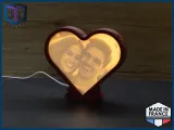 ❤️ Heart-Shaped Lithophane Light Frame-1