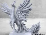 Peacock Griffin - Tabletop Miniature-0