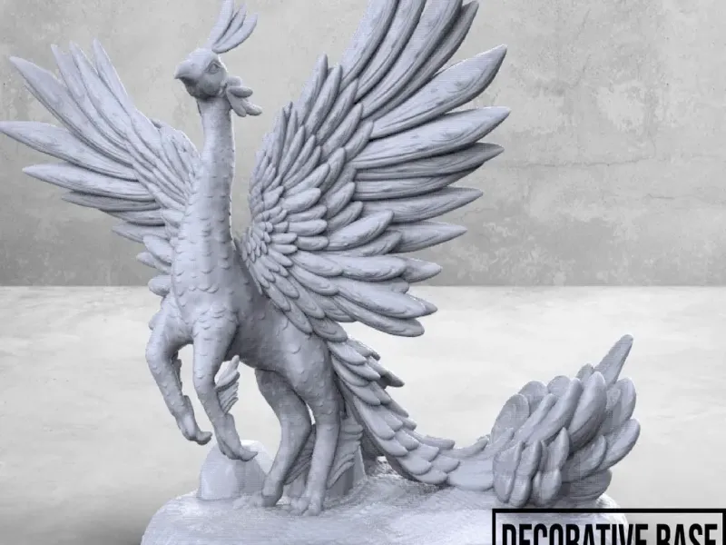 Peacock Griffin - Tabletop Miniature