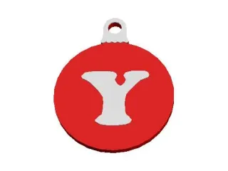 Llavero de la Letra Y