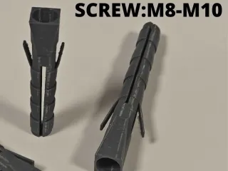 Heavy Duty Wall Plugs Anchors (12mm) | M8-M10 Screws