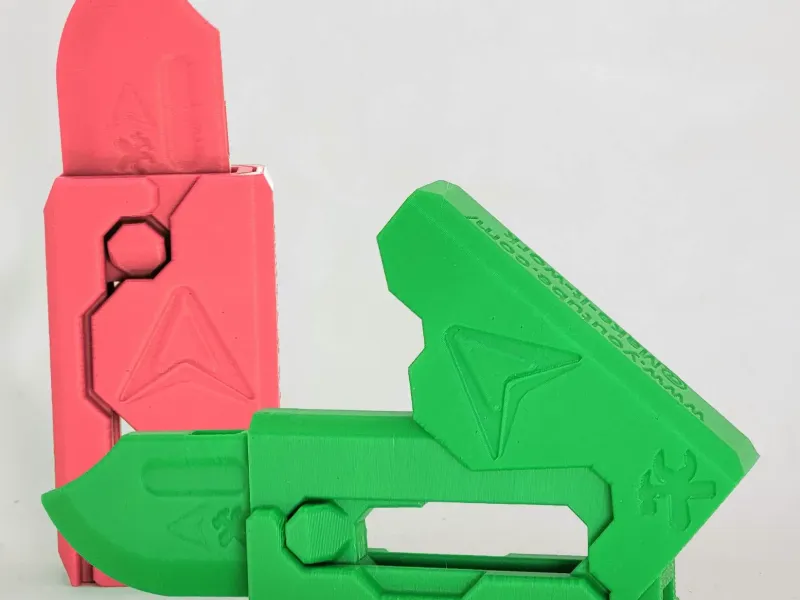 Print in place gravity knife (No Supports)
