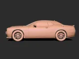 Dodge challenger Car 3D print model-2