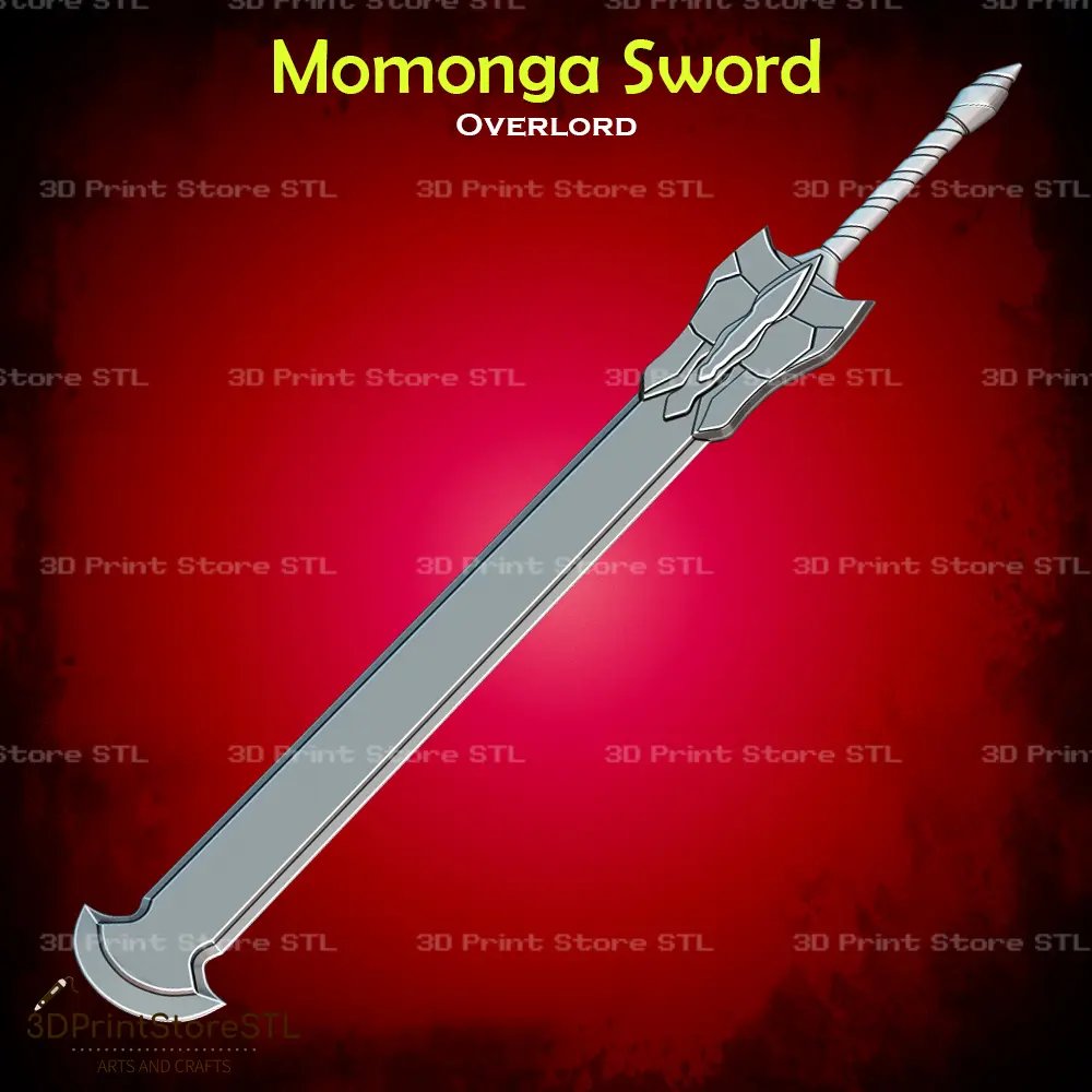 Momonga Sword Cosplay OverLord - STL File