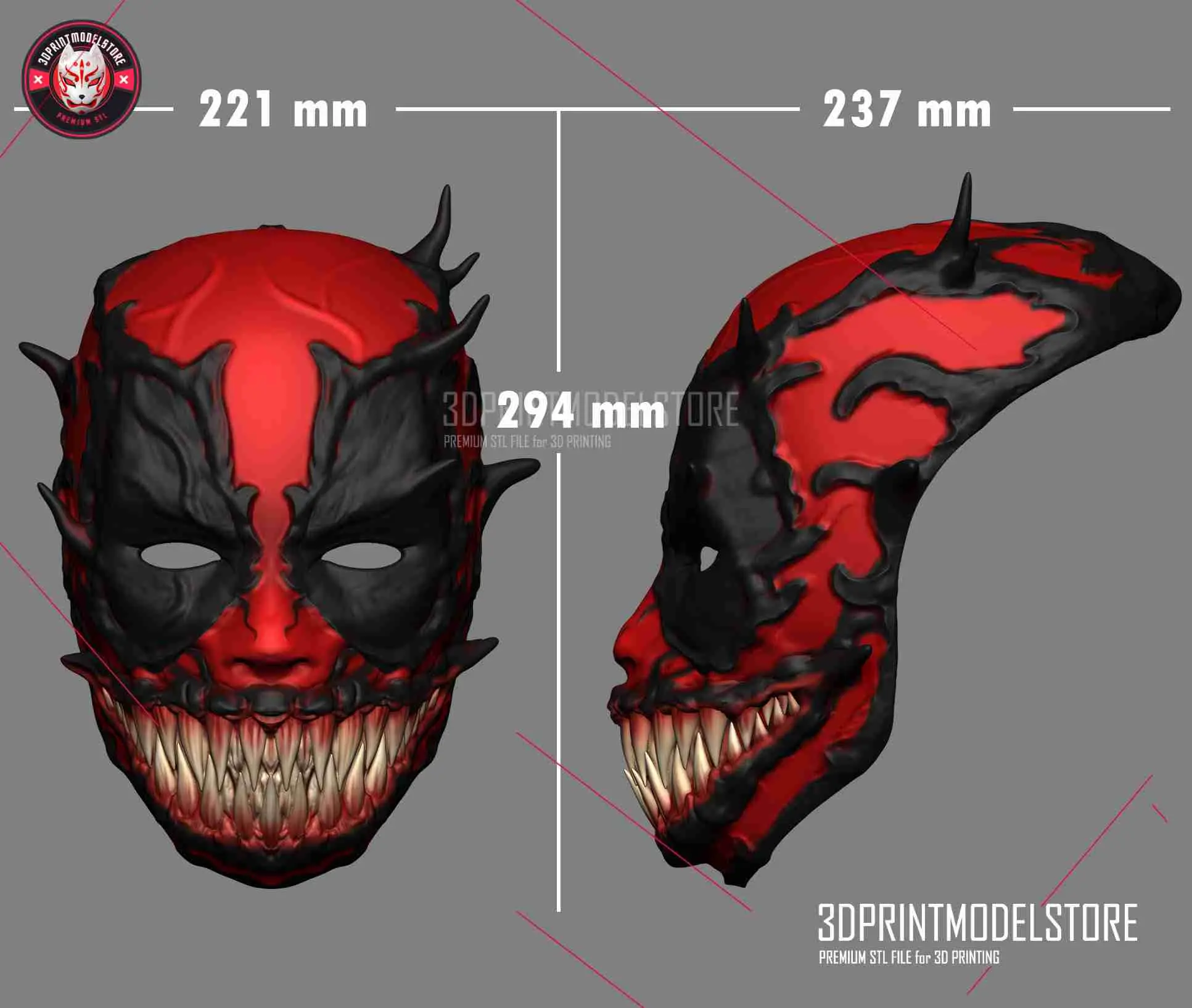 Deadpool Venom Mask Marvel Cosplay Halloween Costume