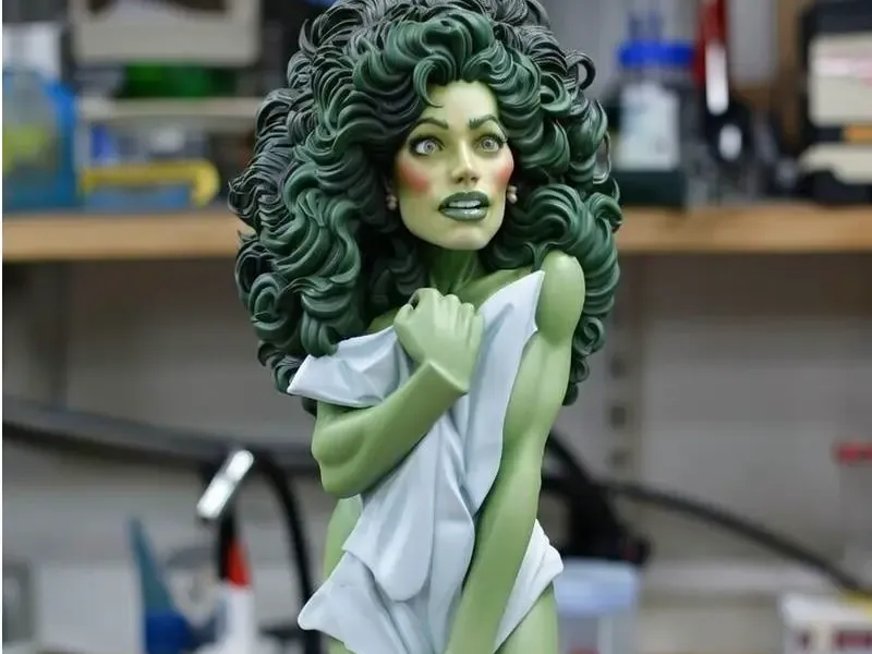 She-Hulk "Oops" - High-Detail Stylized Statue