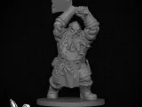 Butcher Dwarf for DnD - Magic Series-3