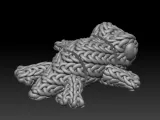 Knitted Flexi Gecko-7