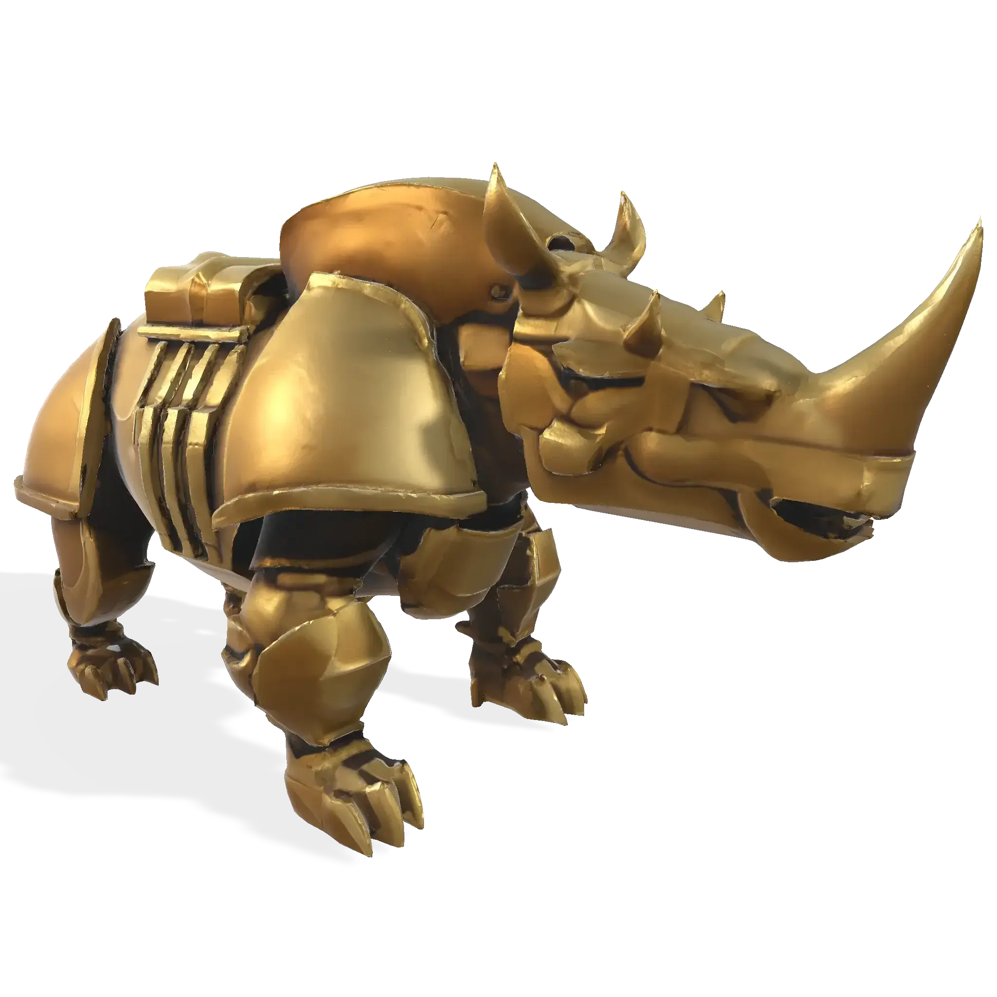 Boss Rino Model Characters & Creatures STL Download - Armored Rhino Sentinelby MR AnyCAD