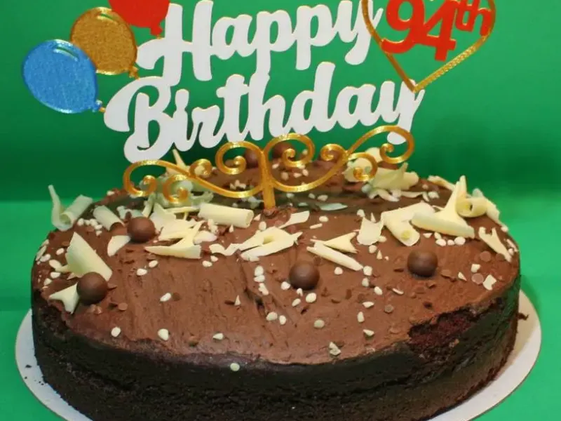 Adorno de pastel de Feliz 94 Cumpleaños