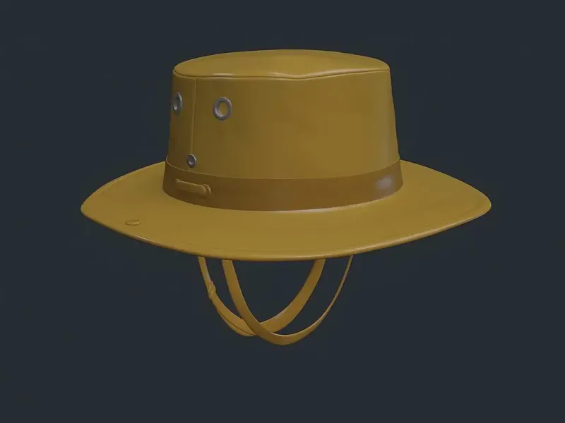 Boonie Hat – Realistic 3D Printable Tactical & Outdoor Hat S