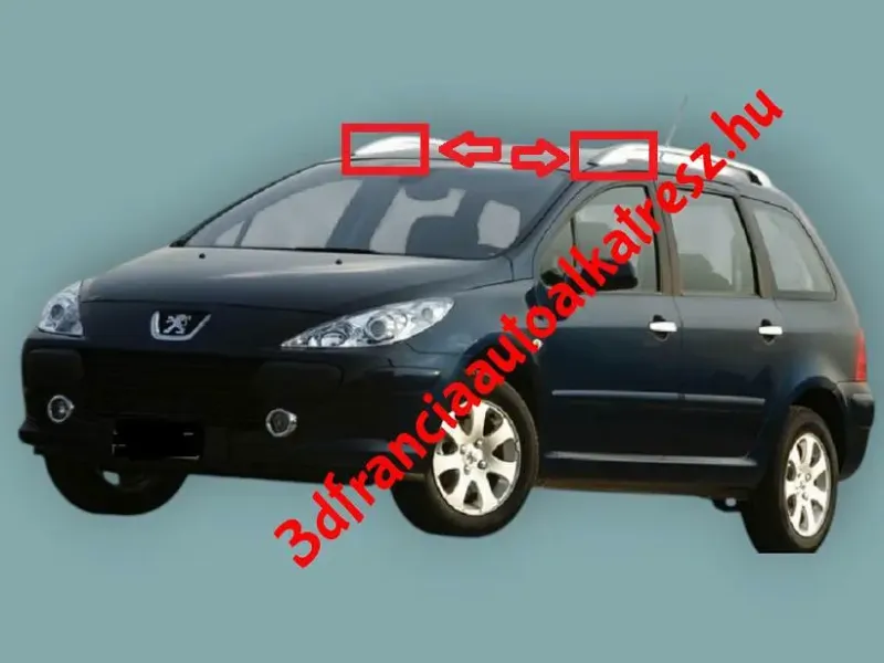 Peugeot 307 SW tetősín végsapka 9641411477