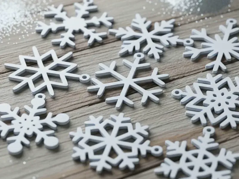 Christmas Ornaments Snowflakes