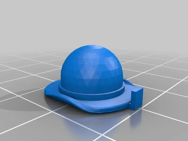 Bowler Hat and Apple (1:18 scale)