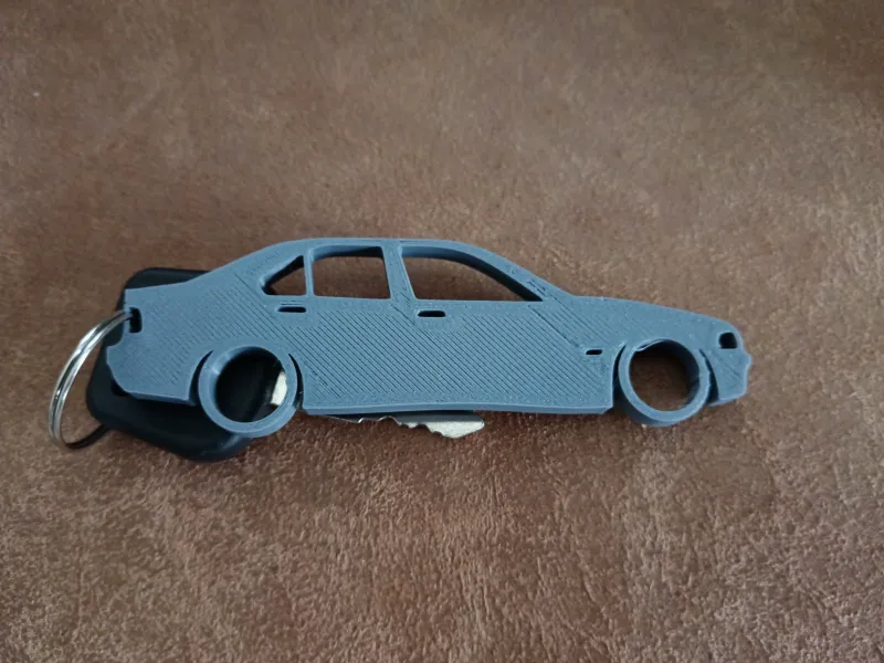 BMW E36 sedan keychain